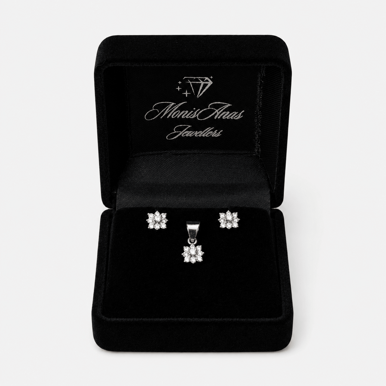 White Daisy Mini Set - Monis Anas Jewellers