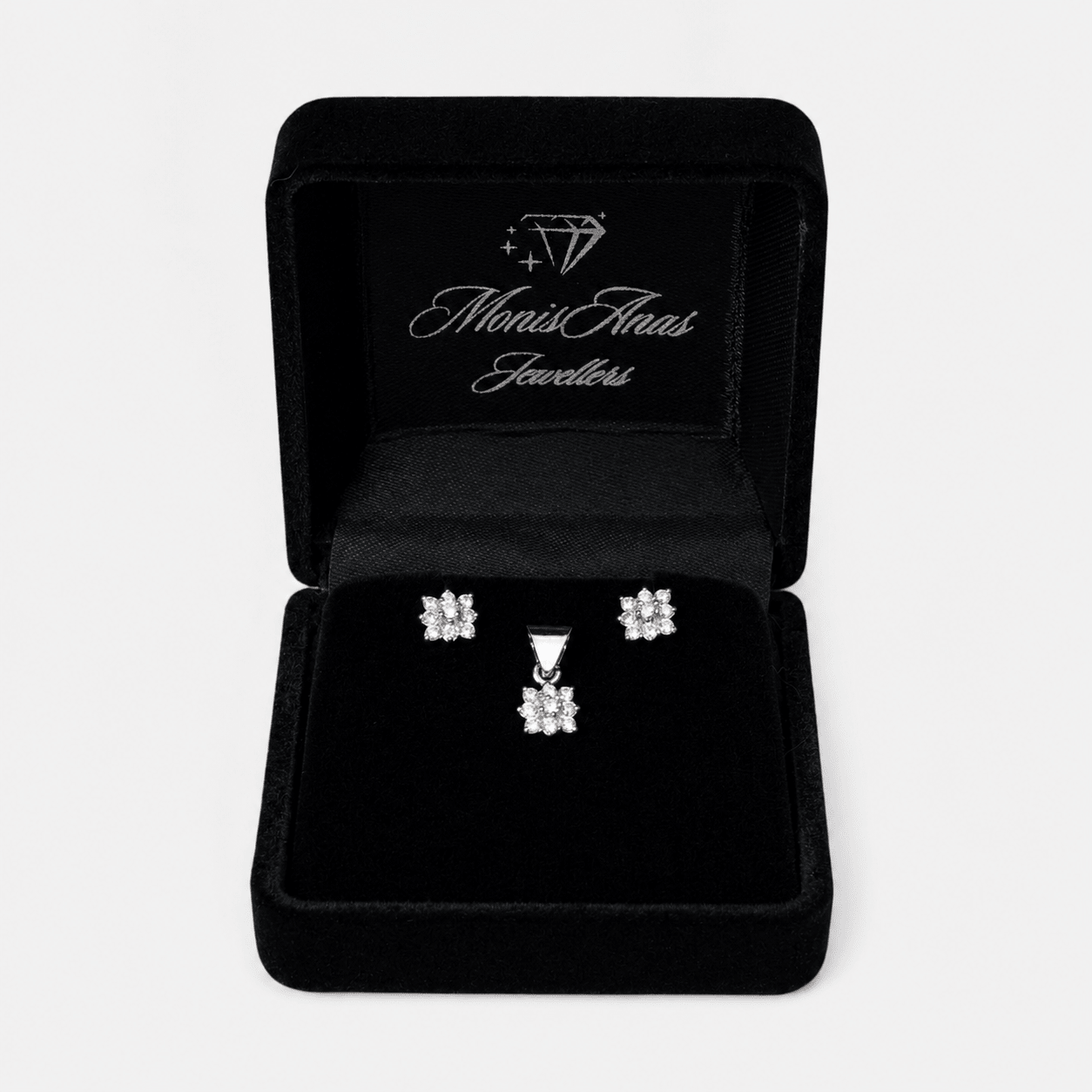 White Daisy Mini Set - Monis Anas Jewellers