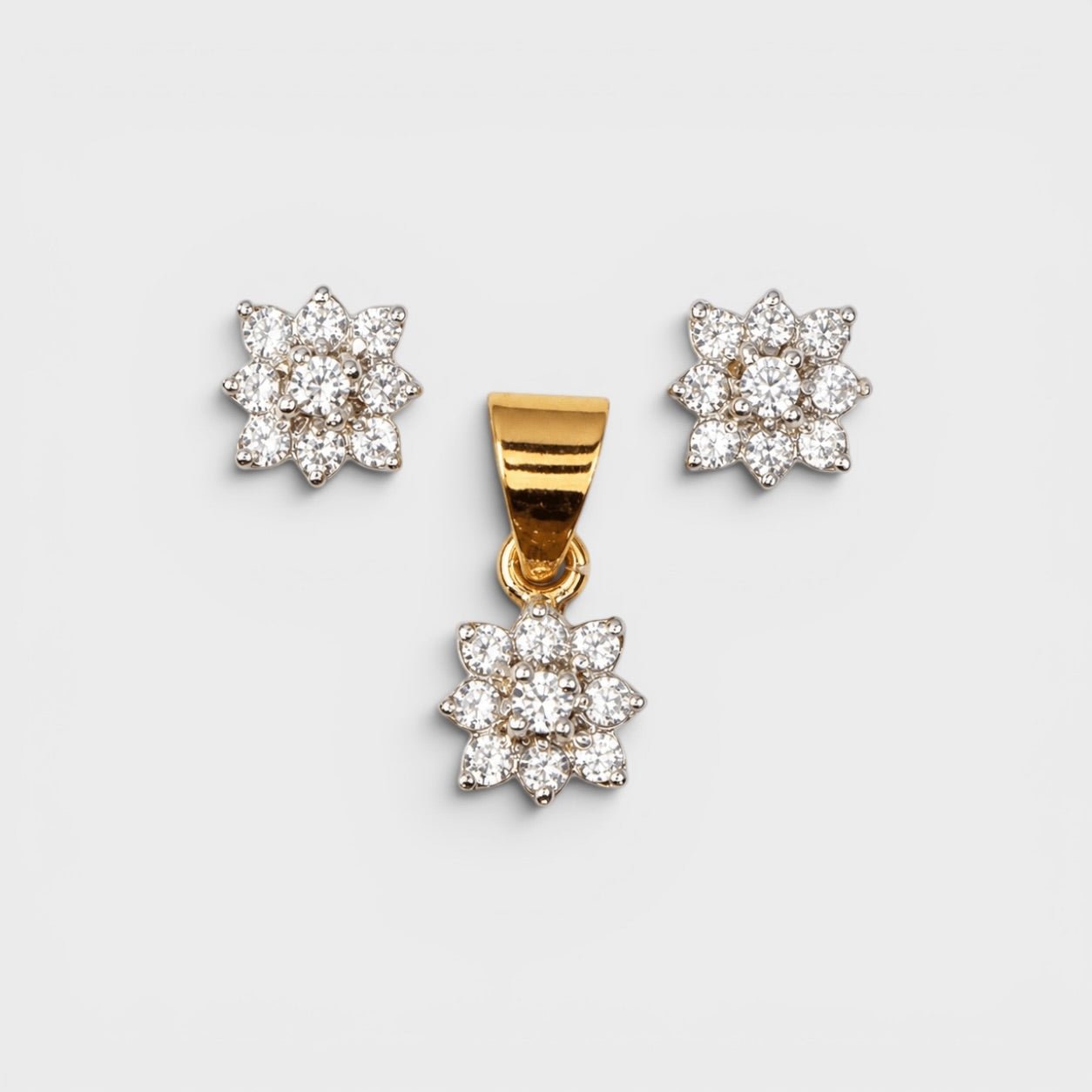 White Daisy Mini Set - Monis Anas Jewellers